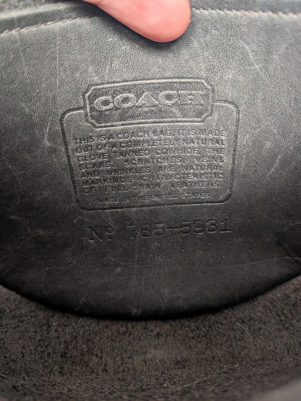 Coach Vintage Crescent Bag Croaabody - Picture 7 of 7